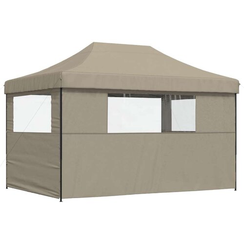  za svadbe - &amp;scaron;ator za zabave Sivo-smeđa 279 x 410 x 315 cm Oxford tkanina Slike