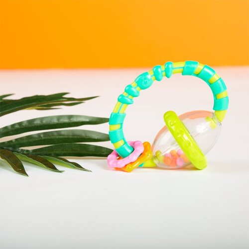 Bright Starts Teether &amp;amp; Rattle ropotuljica z grizljajočim delom I. 3m+ Slike