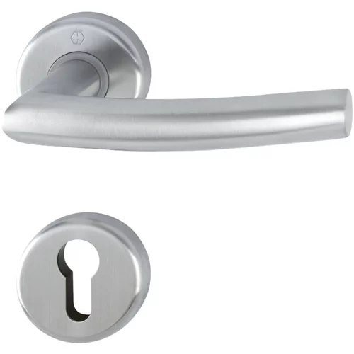 HOPPE Kljuka za vrata Alta (cilinder, nerjavno jeklo, debelina vrat: 39–47 mm)