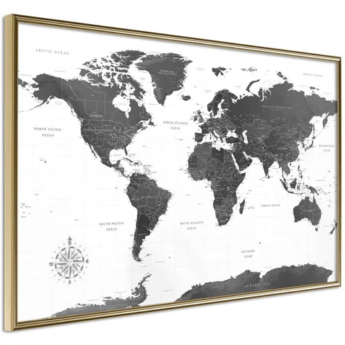  Poster - The World in Black and White 90x60