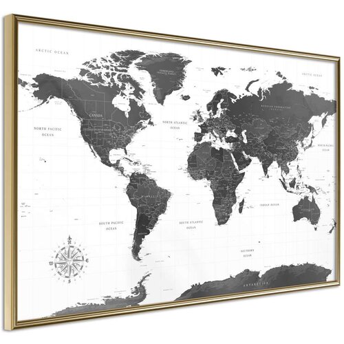  Poster - The World in Black and White 90x60 Slike