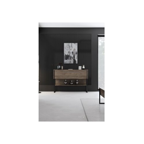 Hanah home komoda luxe black walnut Slike