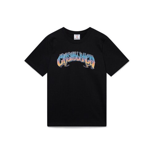 Casablanca Majice s kratkimi rokavi HIPPIE T-SHIRT NOIR Črna Cene
