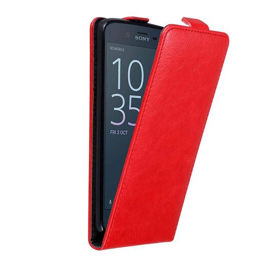 Cadorabo Ohišje, združljivo z Sony Xperia XZ / XZs v rdeče jabolko - Zaščitni ovitek v obliki flipa z magnetnim zapiranjem, (20566983) Cene