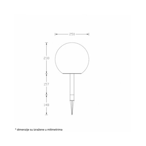  solea 52 solarna led lampa (O250mm) Slike