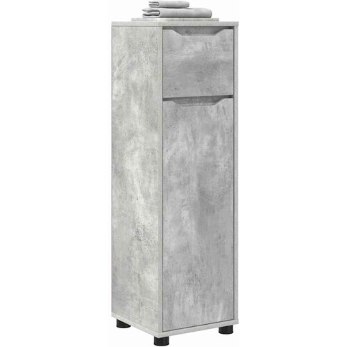  Kupaonski ormar s ladicama Betonski sivi 30,5 x 30 x 101 cm Slike