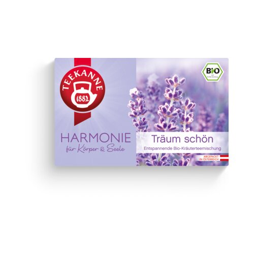 Teekanne Čaj Bio harmonija za telo in du&amp;scaron;o - Lepe sanje (20 dvokomornih vrečk) Slike