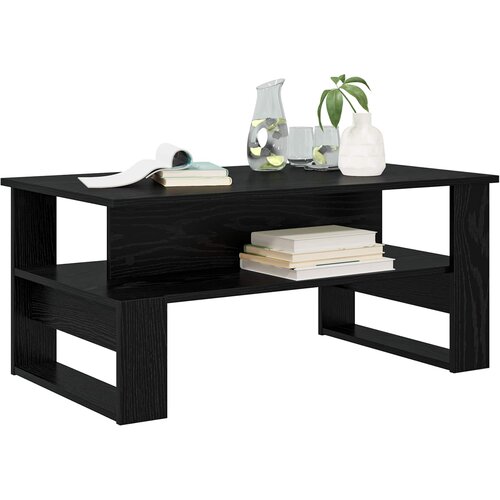  Kava Stol Crni hrast 90 x 50 x 40 cm Konstruirano drvo Slike