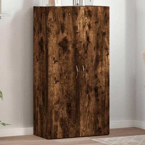 vidaXL Arhivska omara dimljeni hrast 60x32x115 cm inženirski les Cene