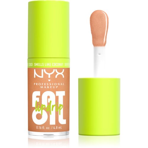 NYX Professional Makeup Fat Oil Lip Drip ulje za usne nijansa Coconut Cutie 4.8 ml Slike