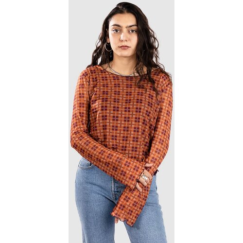 24COLOURS 12444 Mesh Layer Majica z dolgimi rokavi patterned Cene