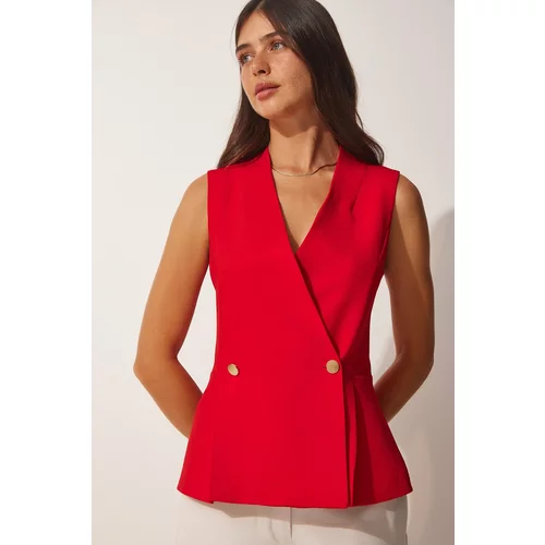 Happiness İstanbul Vest - Red - Basic