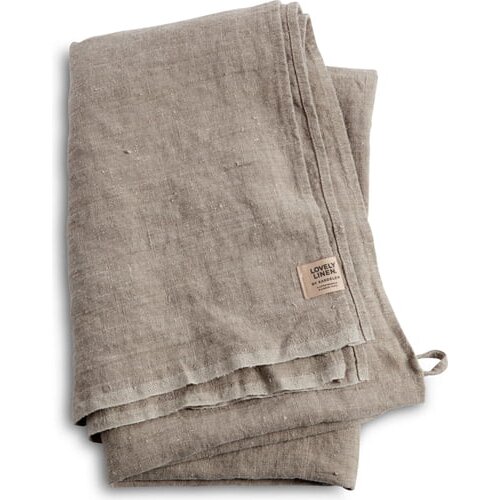 Lovely Linen Hamam-brisača / brisača za savno - Natural Beige Cene