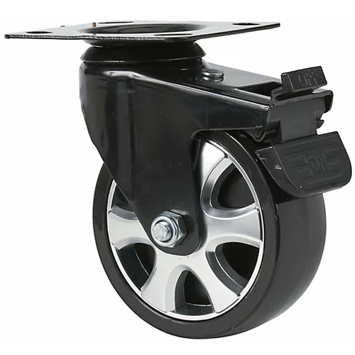  Vrtljivo kolo, za voziček za orodje, Ø 125 mm, z zavoro