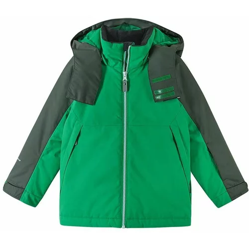 Reima Otroška zimska jakna Autti zelena barva