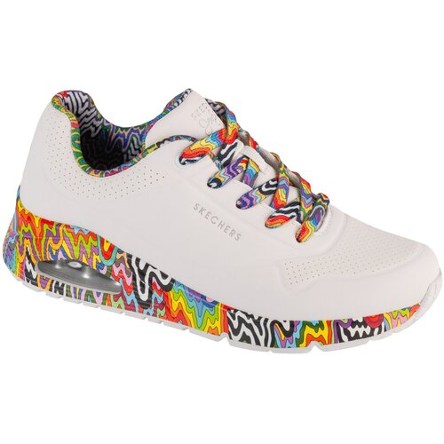 Skechers Nizke superge Jen Stark: Uno - Mini Drip Bela Slike