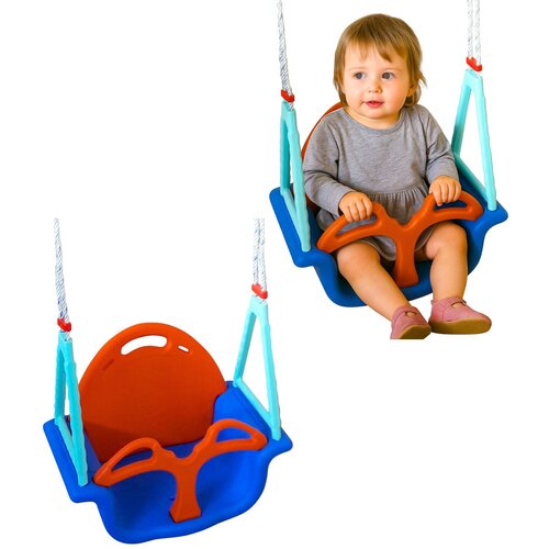 Monkey Gym Kraljeva gugalnica za otroke sedež za gugalnico - modra, (5000077440) Cene