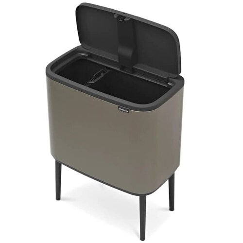 Brabantia Siva željezna kanta za smeće za odvojeni otpad/na dodir 34 l Bo Touch Bin – Cijene