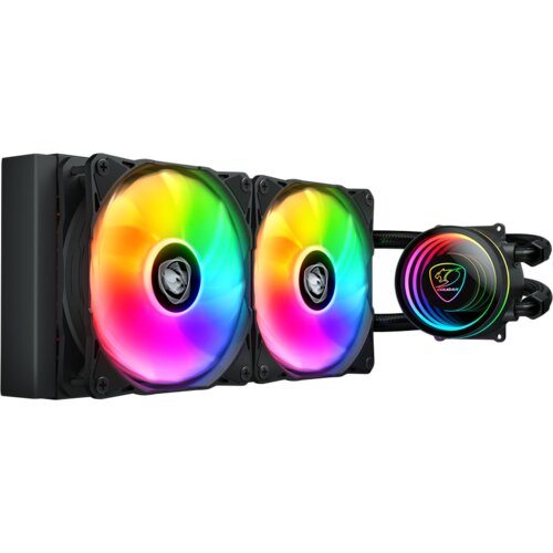 Cougar CPU Water Cooling, Poseidon Elite 240, ARGB, Black Cijene