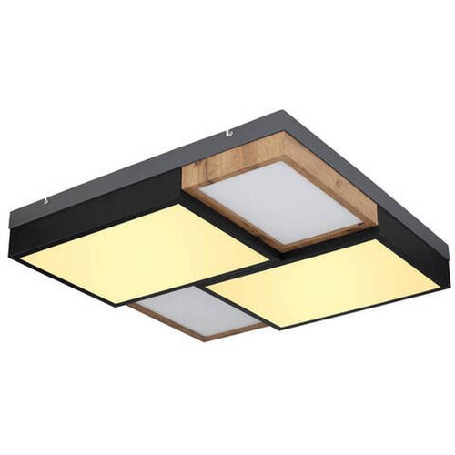 Globo 67286-50 - LED Plafonsko svetlo GUNDI LED/50W/230V braon/crna Slike