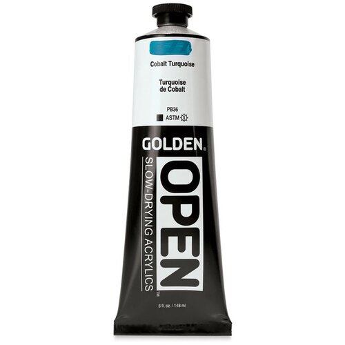  GOLDEN OPEN akrilna boja koja se sporo su&amp;scaron;i 148 ml | 7144 Cobalt Turquoise Slike