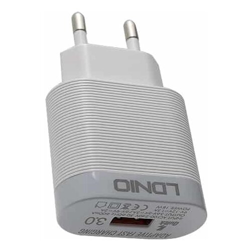 Ldnio Kucni punjac A303Q 3.0A 18W (USB-A) kabal USB-A &amp;ndash; mikro Slike