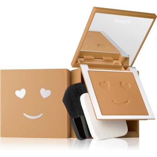 Benefit Hello Happy Velvet Powder Foundation kompaktni pudrasti make-up odtenek 8 Tan Warm 7 g Slike