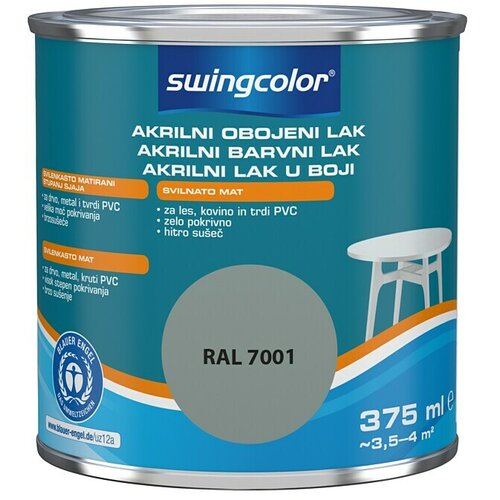SWINGCOLOR Lak u boji 2u1 (Boja: Srebrnosive boje) Slike