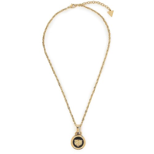 Guess Ogrlica JUBN01 354JW YELLOW GOLD/BLACK Slike