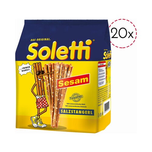 Soletti Slane palčke s sezamom - 20 kosov Slike