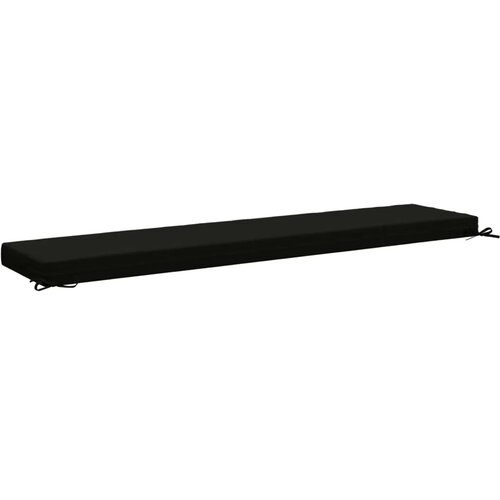  Jastučić za klupu SOEST 100% poliester Crna 170 x 40 x 8 cm - Crna 170 x 40 x 8 cm Poliester Cijene