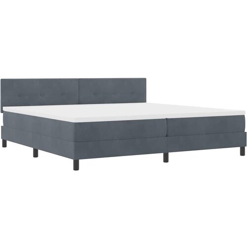  Krevet s opruga kutije Tamno siva 200 x 200 cm Bar&amp;scaron;un Slike