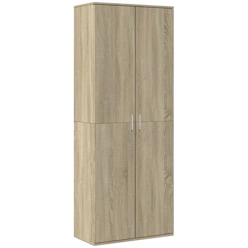 Maison Chic Visoka omara - Komoda - Predalnik sonoma hrast 70x35x180 cm inženirski les, (21722286) Cene