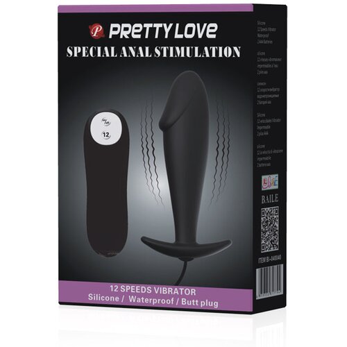 Pretty Love Vibracijski analni čep Penis Slike