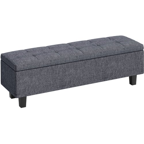 HOMCOM klop za sedenje lan 138D x 40&Scaron; x 45V cm temno siva, (5000242653) Cene