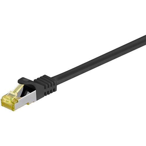 Goobay (91626) SFTP CAT 6A / S/FTP CAT 7 patch 5m črn mrežni povezovalni kabel Cene