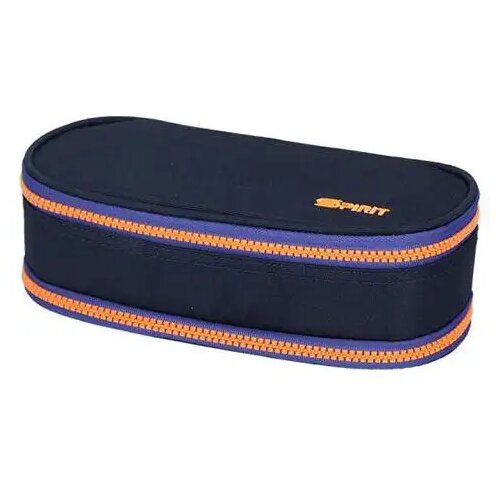 Spirit indigo plava pernica s neon narančastim patentnim zatvaračem 23x10 cm outlet Cijene