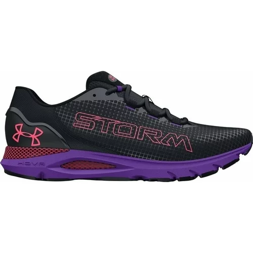 Under Armour Women's UA HOVR Sonic 6 Storm Running Shoes Black/Metro Purple/Black 40 Cestna tekaška obutev