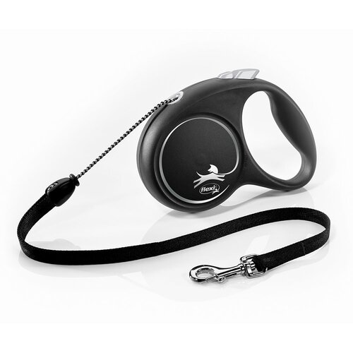 Flexi povodac Black Design M Cord 5m Srebrna Cene
