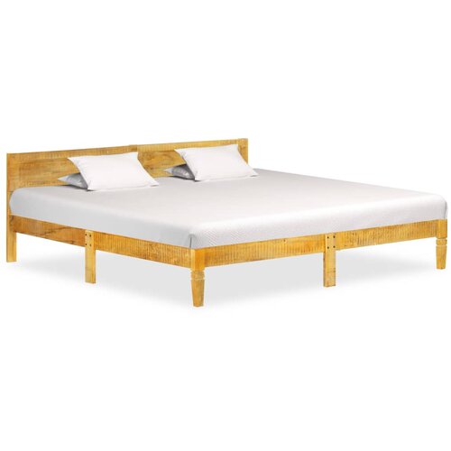 The Living Store Posteljni okvir iz trdnega mangovega lesa 200 cm - Posteljni Okvir, (21529743) Cene