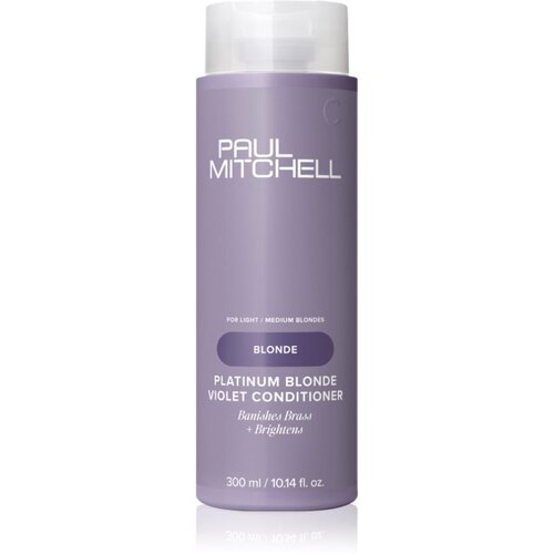 Paul Mitchell Blonde Platinum Blonde Violet Conditioner vijoličen balzam za blond lase 300 ml Slike