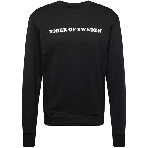 Tiger of Sweden Sweater majica 'EMERSON' crna / bijela
