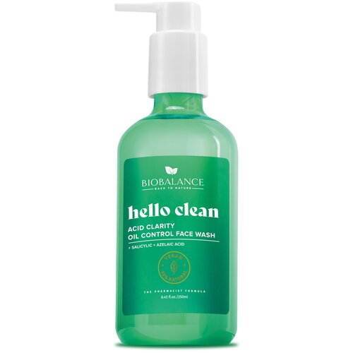 BIOBALANCE Hello Clean Acid Clarity Oil Control Face Wash 250 ml Cene