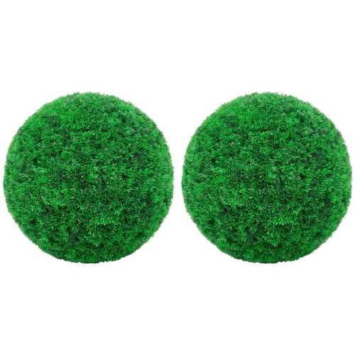 vidaXL Umetni pušpani okrogli 2 kosa 27 cm Cene