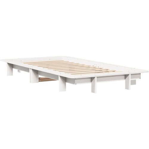 vidaXL Okvir kreveta bez madraca bijeli 100x200 cm konstruirano drvo Cijene