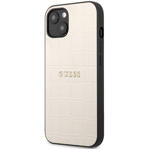 Guess Apple iPhone 13 PU Croco Hard Case, Bež, (21244259) Slike