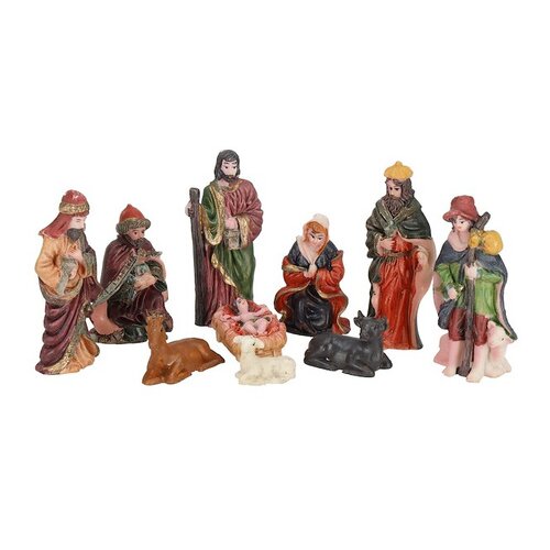 springos Figurice za jasli, 10 kosov. Božične figurice iz smole, božični set., (21638023) Cene