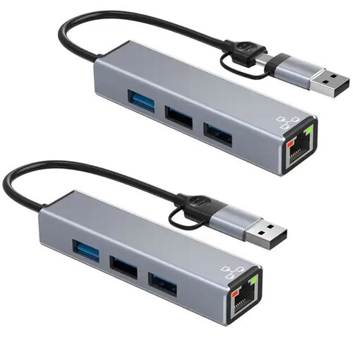  HC-78 2 U 1 4 PRIKLJUČKA USB-C/USB A PRIKLJUČNA STANICA S ETHERNETOM 100MBS Slike