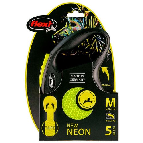 Flexi CLASSIC, TRAK,S, 5M, DO 15KG, NEON Cene