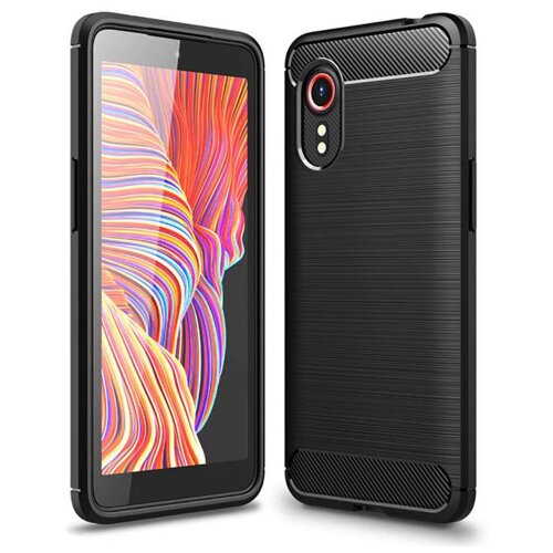  Silikonski ovitek za samsung galaxy xcover 5 G525 - mat carbon črn Slike